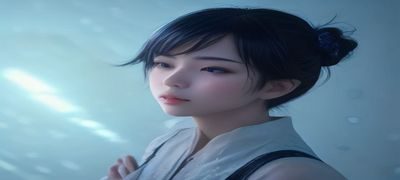 3D渲染白丝喷水作品，Blender流体模拟呈现超现实水流形态，白色布料仿真质感逼真，冷调环境光专业精致